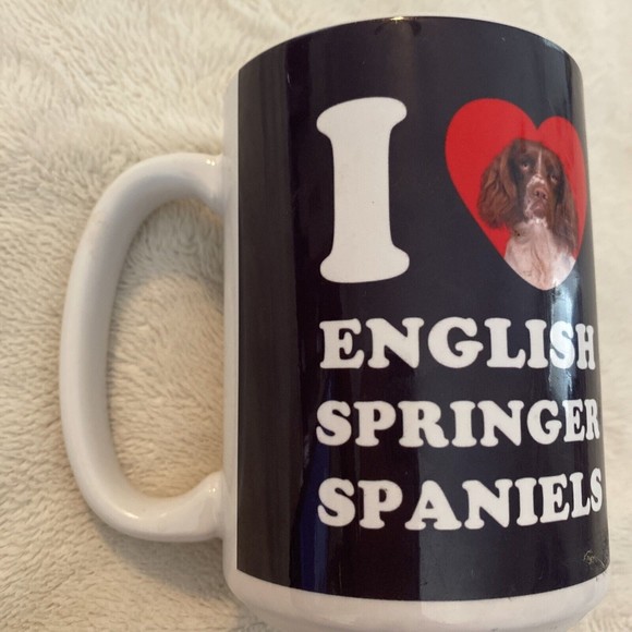 ‘I Love English Springer Spaniels" Large Mug Coffee Cup lm45048 - Picture 5 of 9